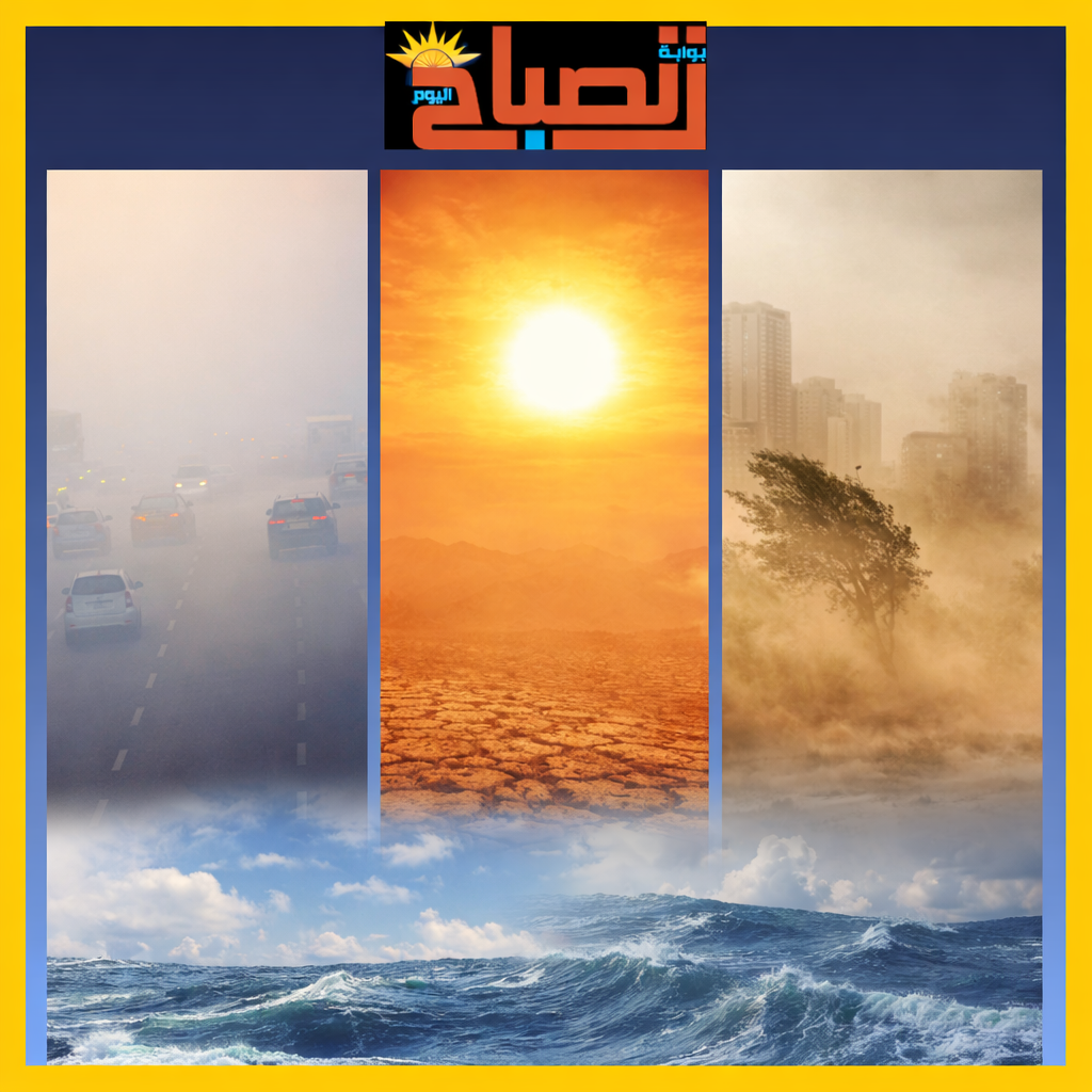 طقس الإثنين 13 أبريل 2026 في مصر.. ارتفاع الحرارة وشبورة وأتربة بهذه المناطق